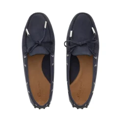 Venerdi Navy Nubuck Suede Loafers<Carl Scarpa New
