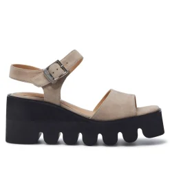 Veronne Beige Suede Wavesole Sandals<Carl Scarpa Fashion
