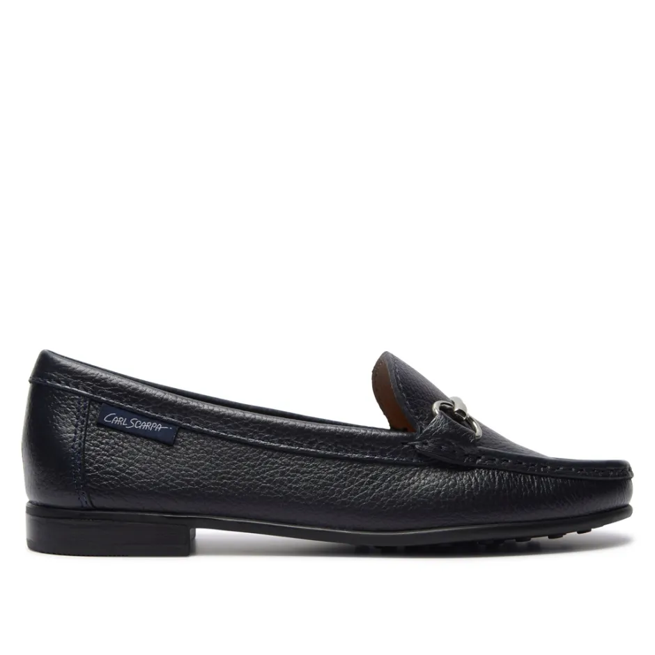 Veroso Black Leather Loafers<Carl Scarpa Clearance