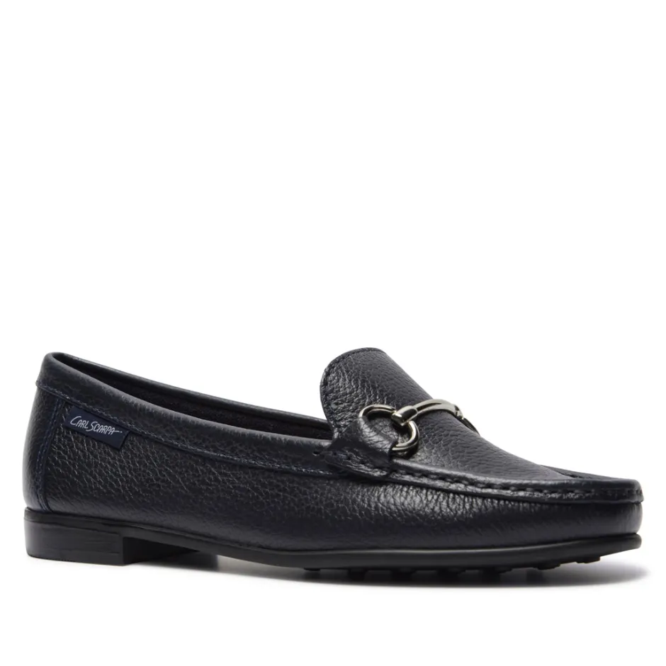 Veroso Black Leather Loafers<Carl Scarpa Clearance