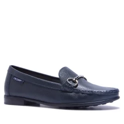 Veroso Navy Leather Loafers<Carl Scarpa Best