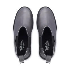 Zennie Pewter Leather Ankle Boots<Carl Scarpa Sale